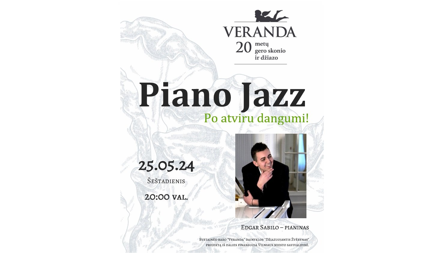 • Džiazas po atviru dangumi • PIANO JAZZ • Edgar Sabilo 05.24d.