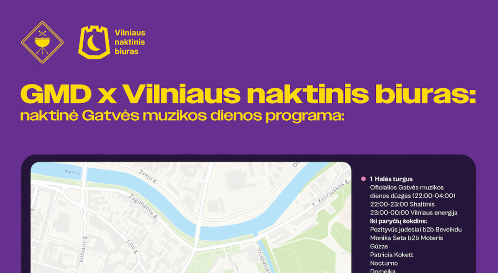 Vilniaus naktinis biuras x Gatvės muzikos diena 2025