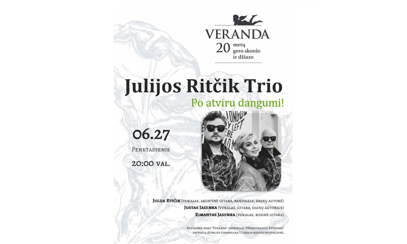 • Džiazas po atviru dangumi • Julijos Ritčik Trio