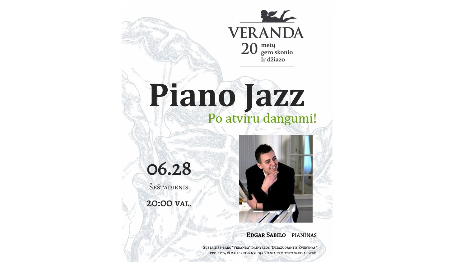 • Džiazas po atviru dangumi • PIANO JAZZ • Edgar Sabilo 06.28d.