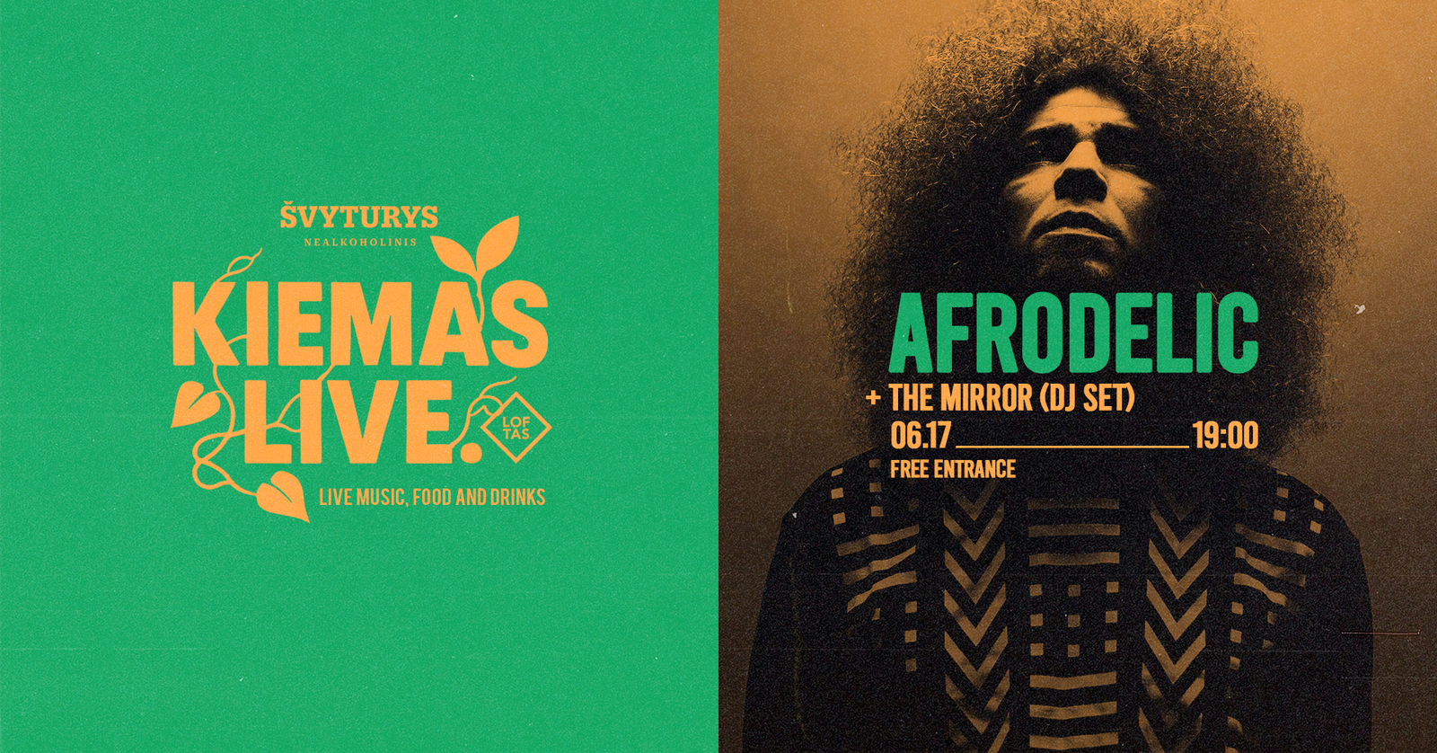 Kiemas LIVE | AFRODELIC + THE MIRROR