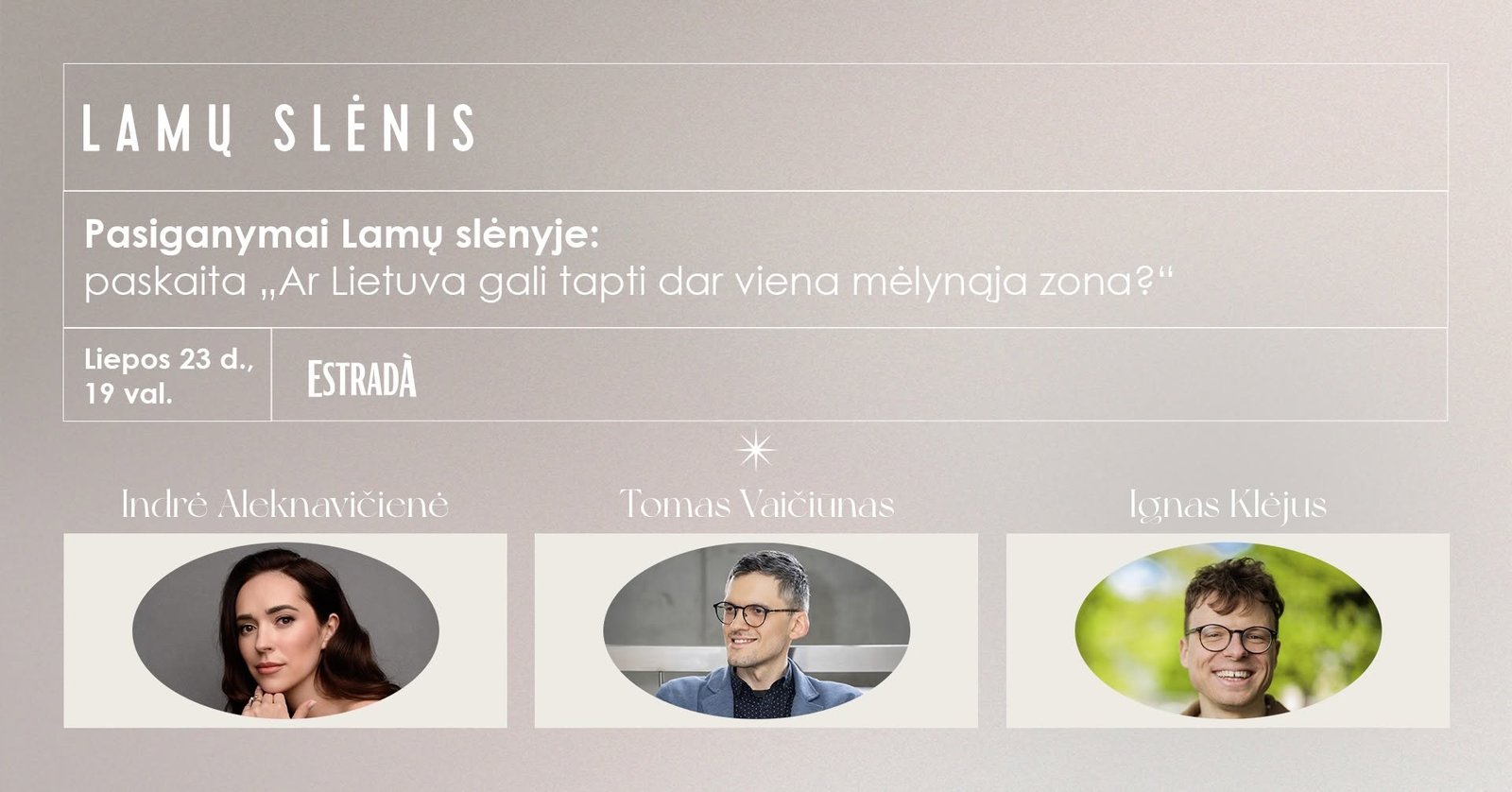 Pasiganymai „Lamų slėnyje“: paskaita „Ar Lietuva gali tapti dar viena mėlynąja zona?“