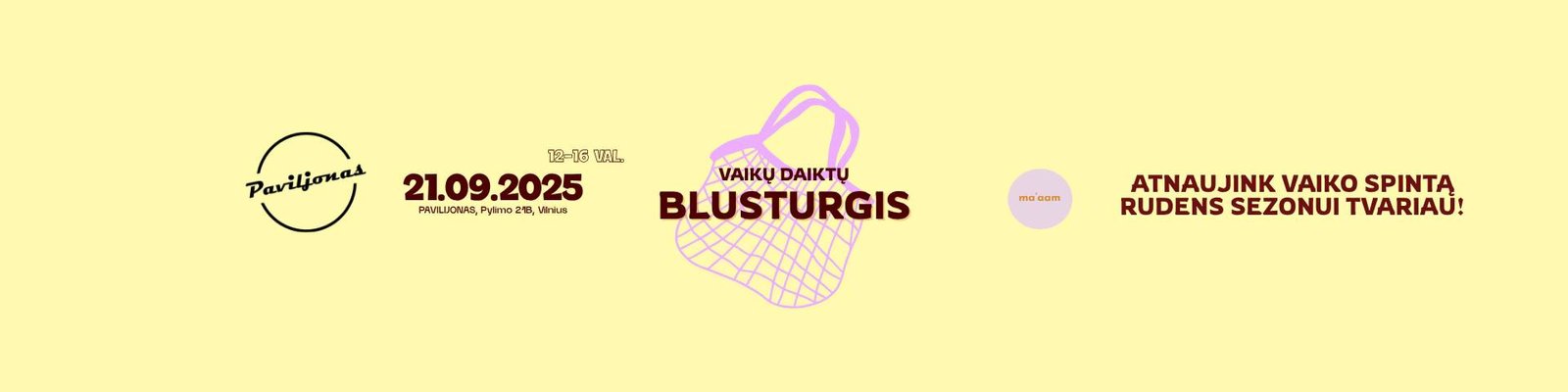 Rudens sezono vaikų daiktų blusturgis