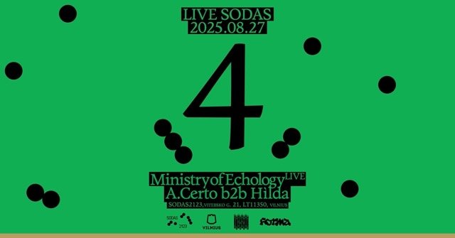 LIVE SODAS: MINISTRY OF ECHOLOGY