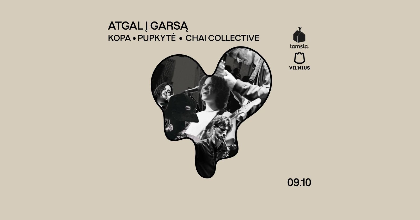 ATGAL Į GARSĄ | KOPA • PUPKYTĖ • CHAI COLLECTIVE | TAMSTA
