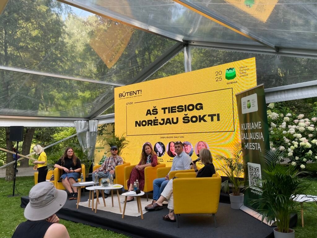 Vilniaus naktinis biuras diskusijų festivalyje „Būtent“