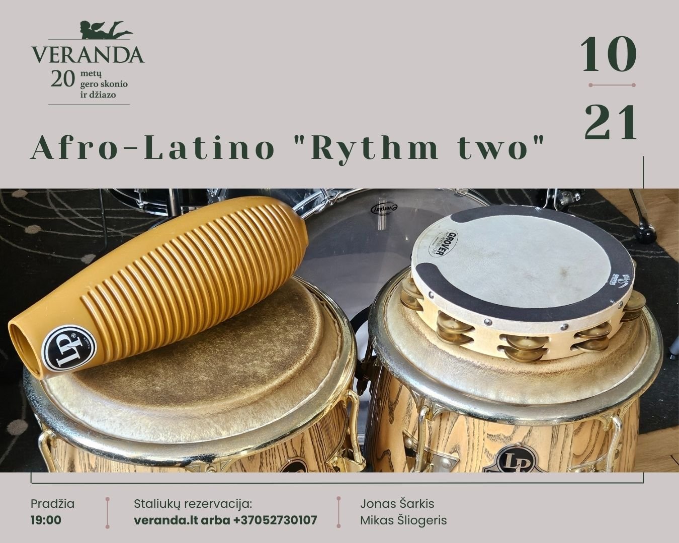 Afro-Latino Duo “Rythm two”