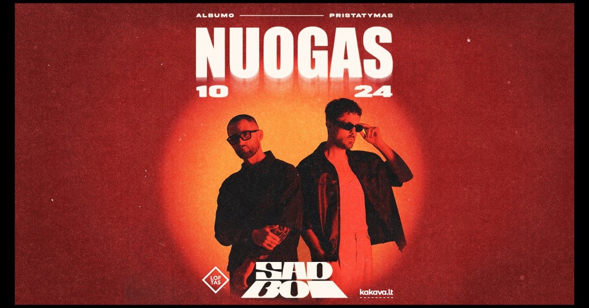 SADBOI | Albumo “Nuogas” pristatymas