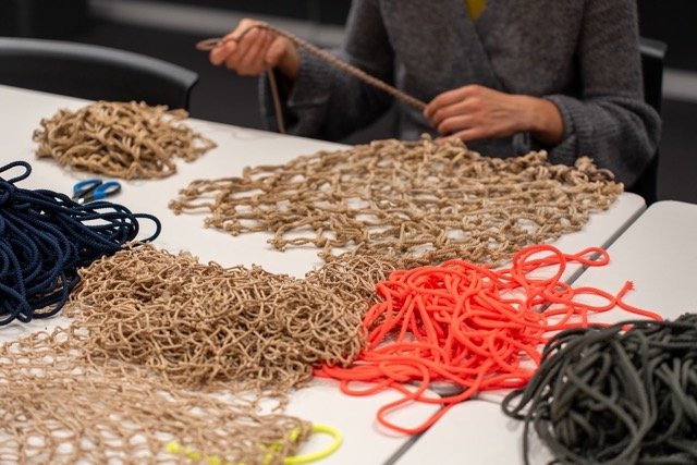 Nets and Connections – Workshop & Installation with Jolanta Sendaitė-Paulauskienė