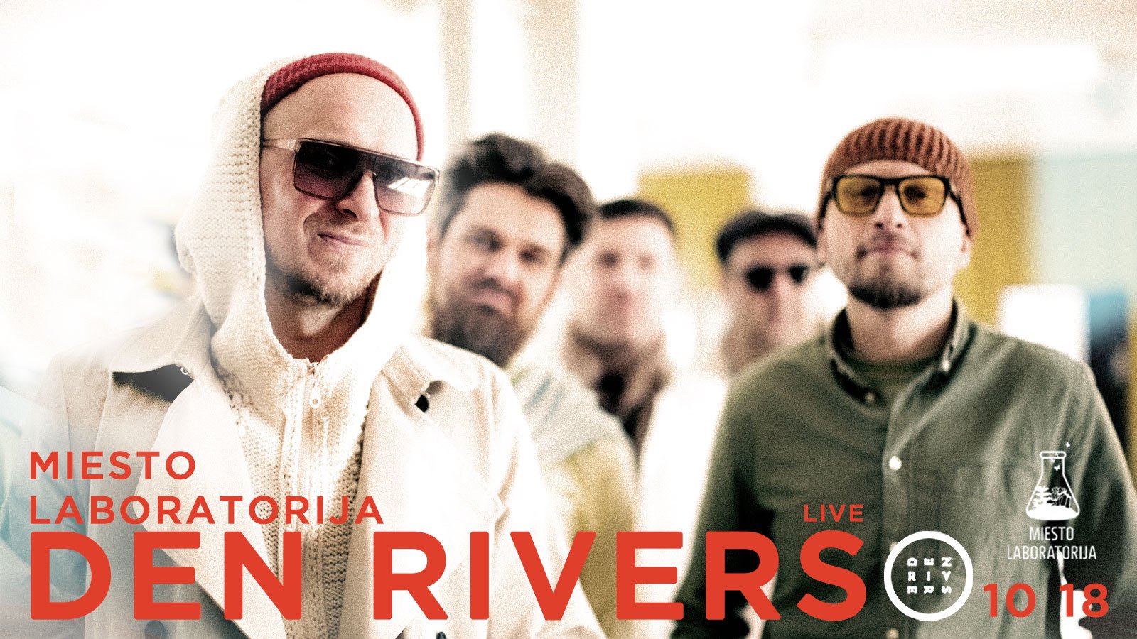 Den Rivers koncertas Miesto laboratorijoje