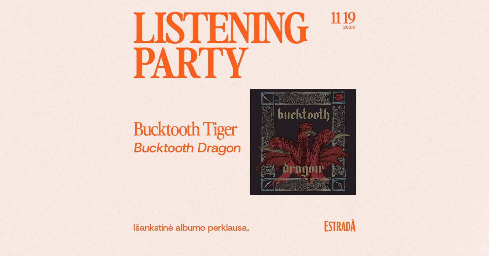 Listening Party: Buchtooth Tiger – Buchtooth Dragon