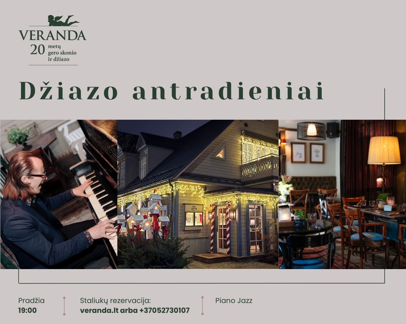 Džiazo antradieniai • Piano Jazz