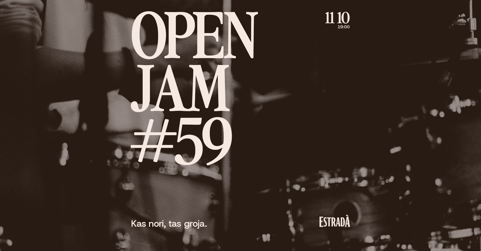 Estradà kviečia: Open Jam #59