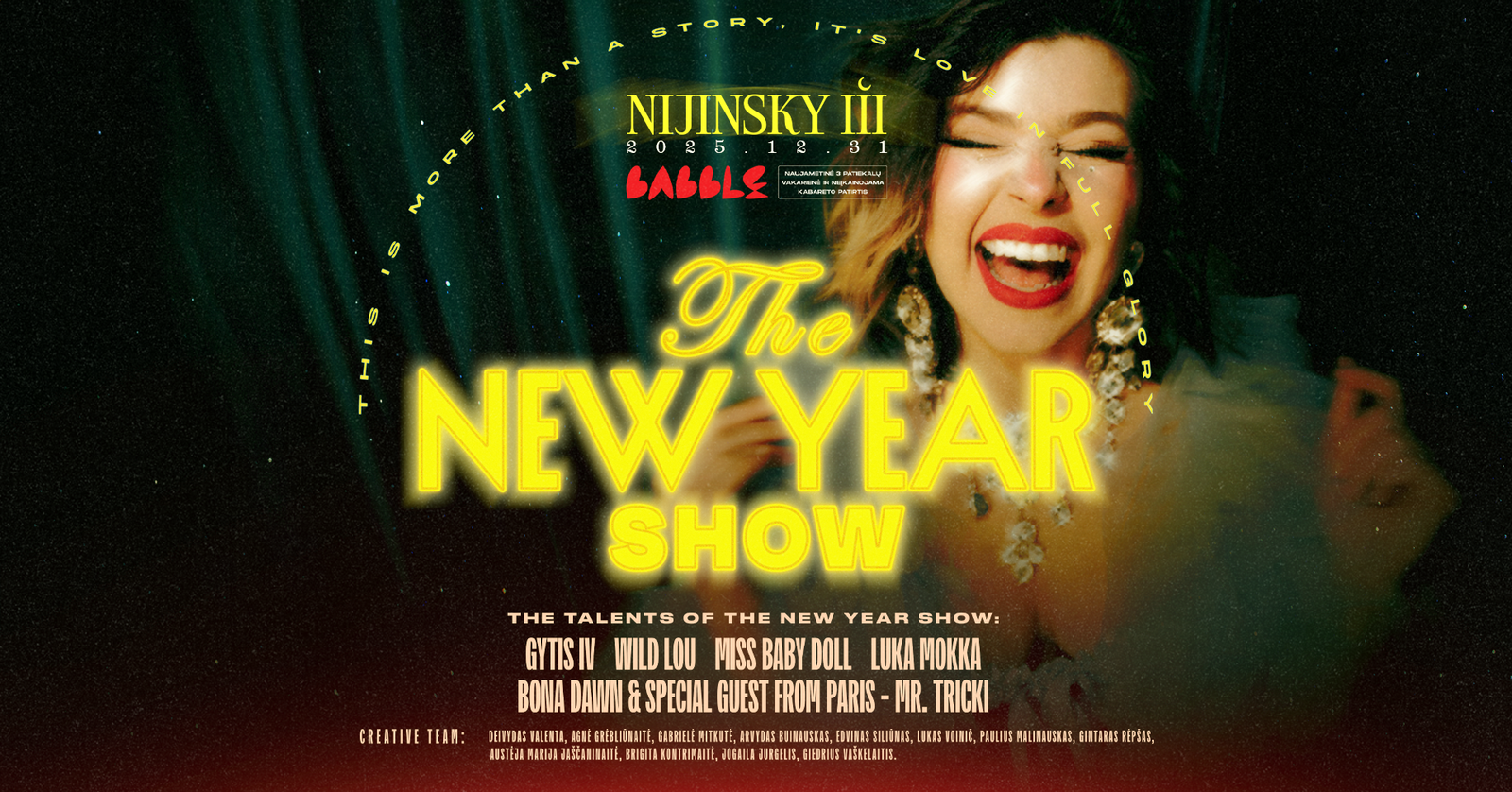 New Year’s Eve Celebration at Babble Dinner Club & Nijinsky III