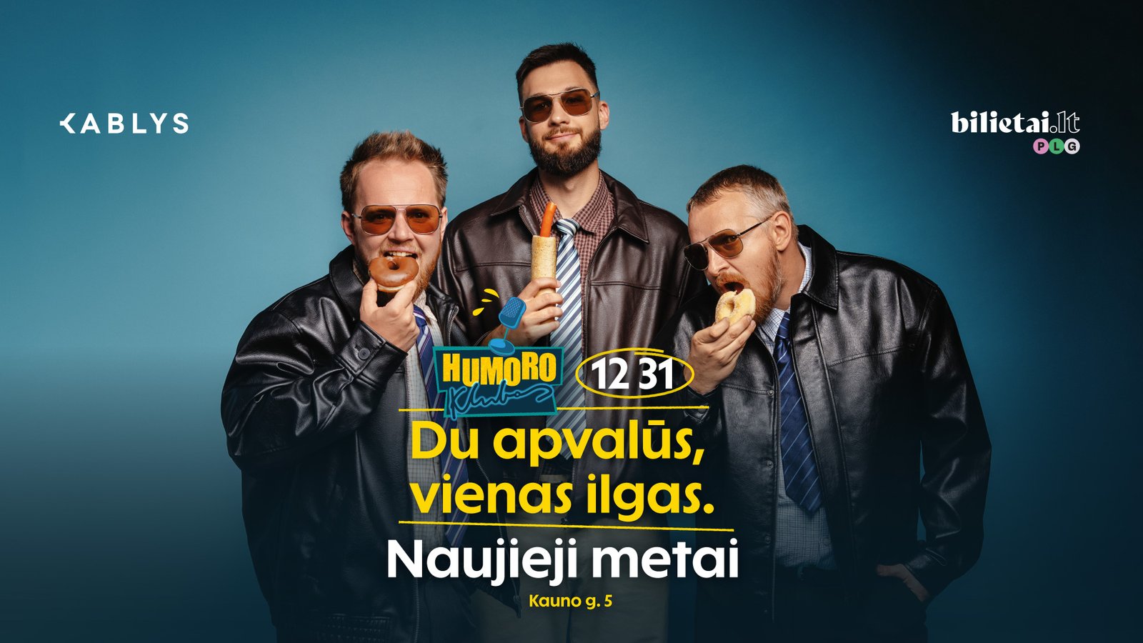 Naujieji su „Humoro klubas“ programa „Du apvalūs, vienas ilgas“