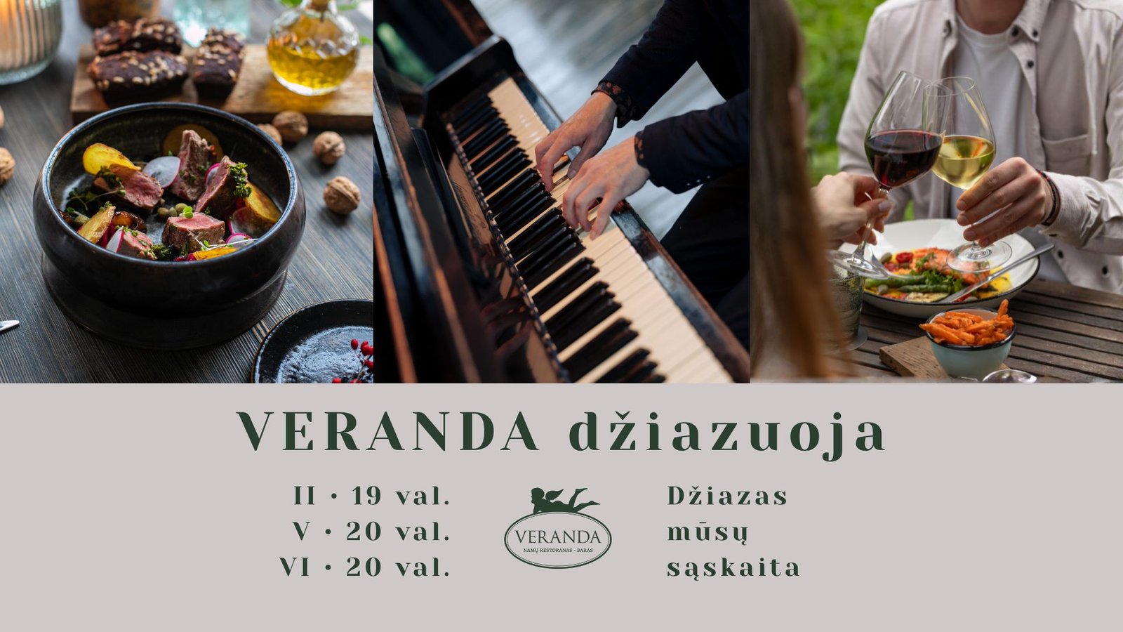 • Džiazo šeštadieniai • Piano Jazz •