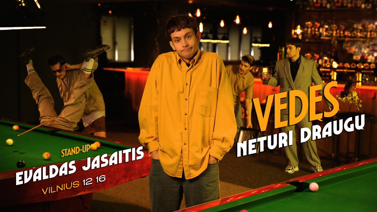 EVALDAS JASAITIS | Stand-up | „Vedęs, Neturi Draugų“
