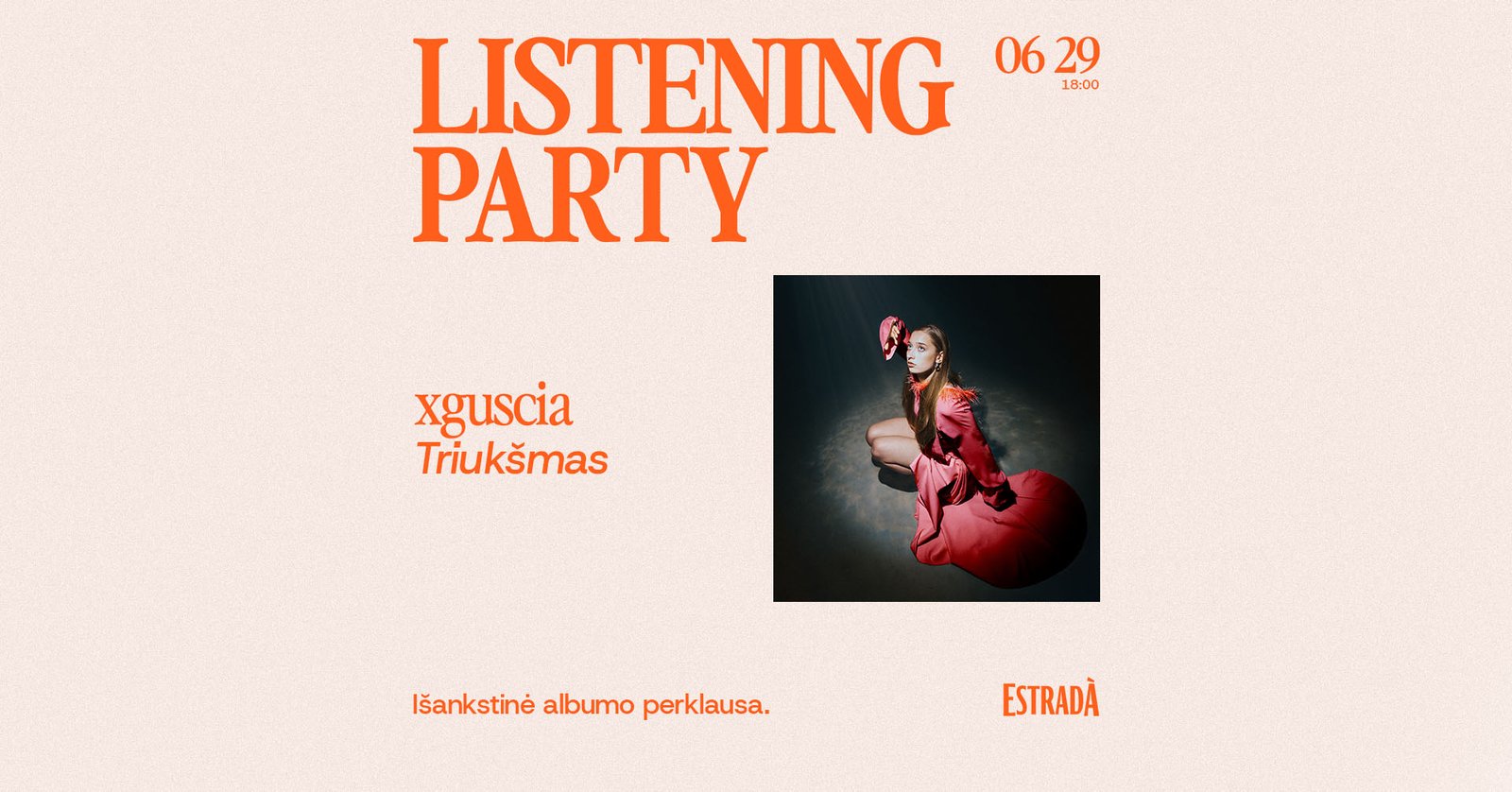 Listening Party: xguscia – Triukšmas