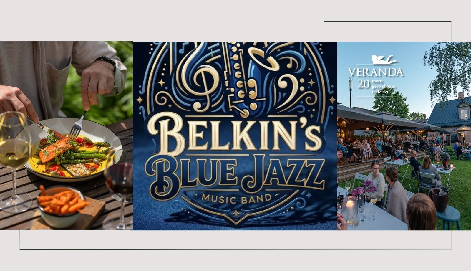Vakarienė skambant džiazui • BELKIN’s BLUE JAZZ