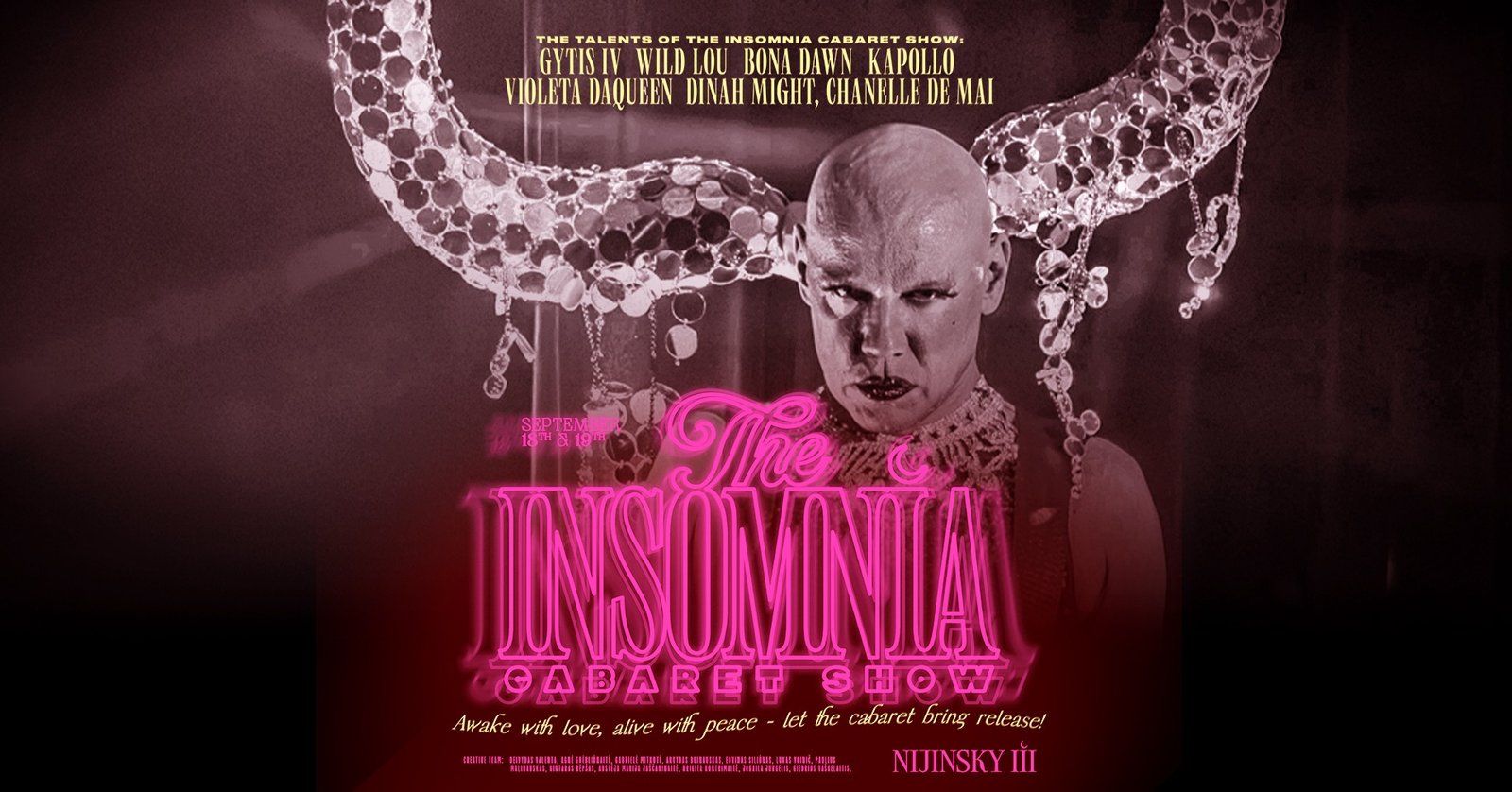 THE INSOMNIA CABARET SHOW | Saturday (09.19)