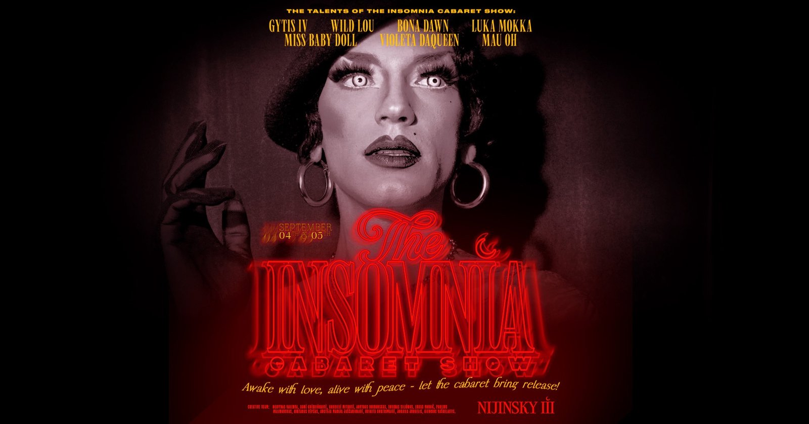 THE INSOMNIA CABARET SHOW | SEASON 6 OPENING | DAY 1