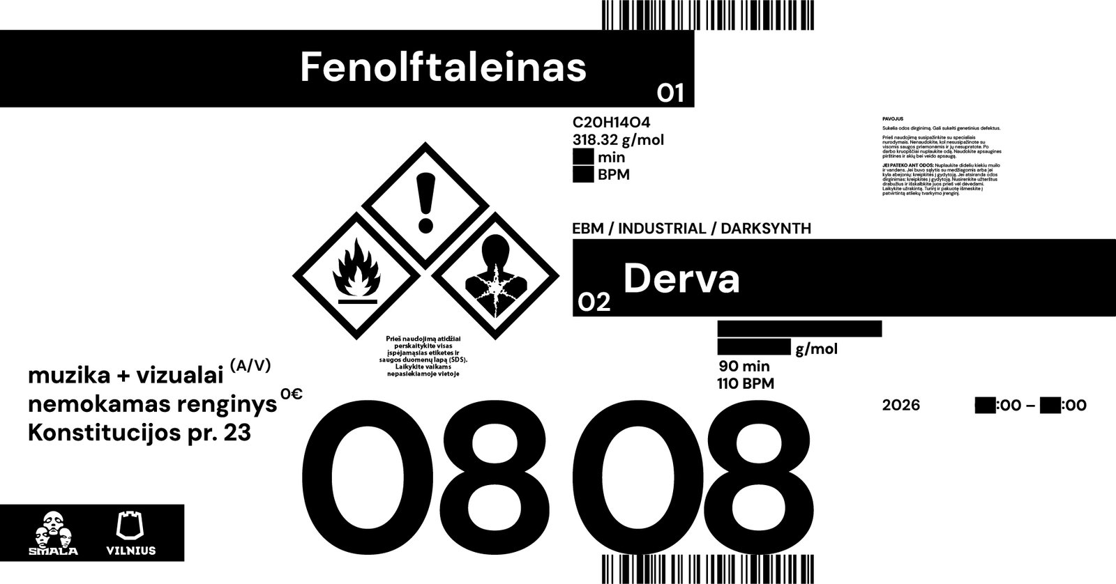 Fenolftaleinas × Derva