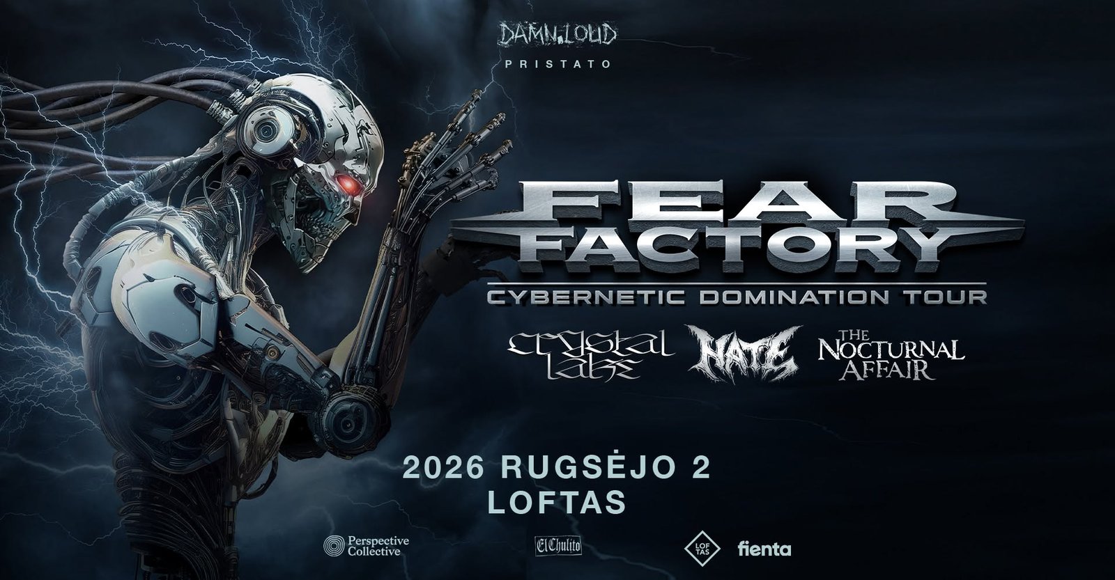 Fear Factory (US), Crystal Lake (JP), Hate (PL), The Nocturnal Affair (US)