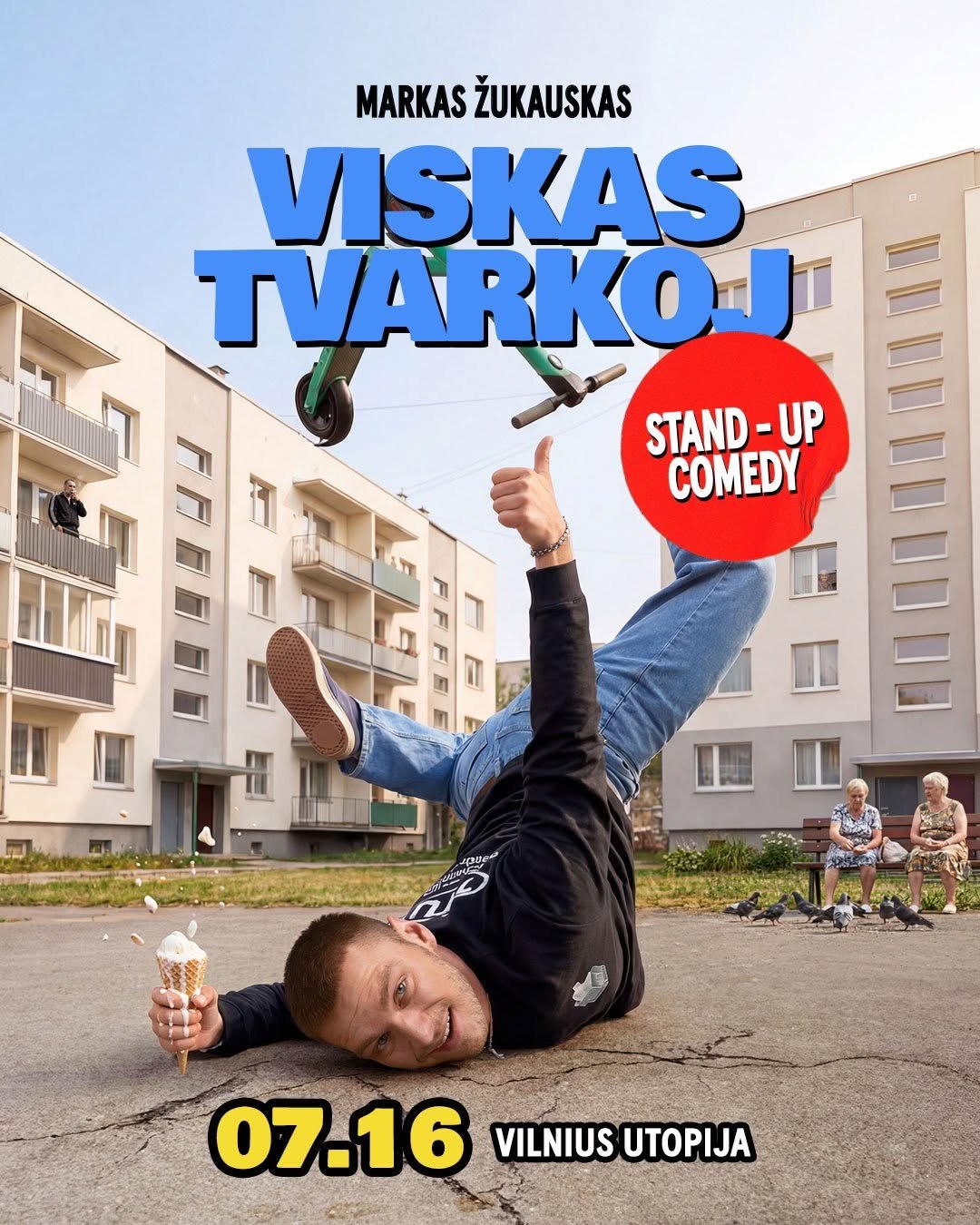 Markas Žukauskas “Viskas Tvarkoj” Stand up Vilnius