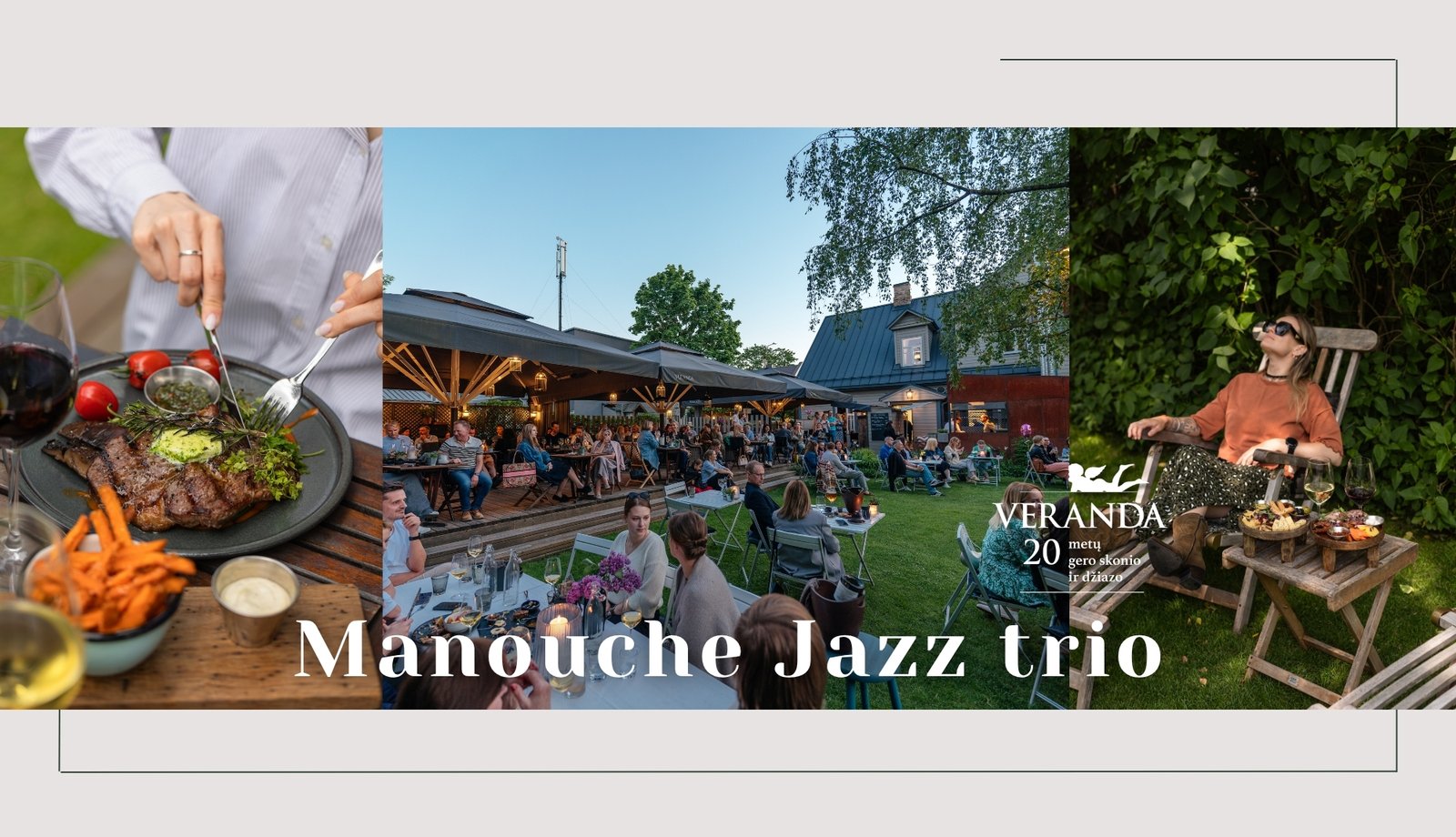 Vakarienė skambant džiazui • “Manouche Jazz trio”