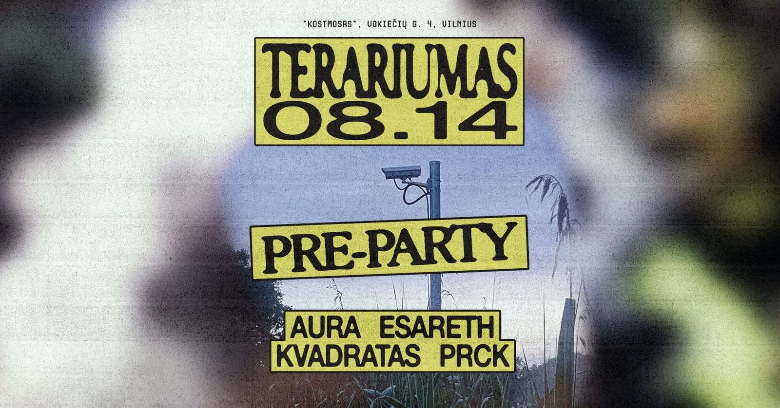 TERARIUMAS: PRE-PARTY