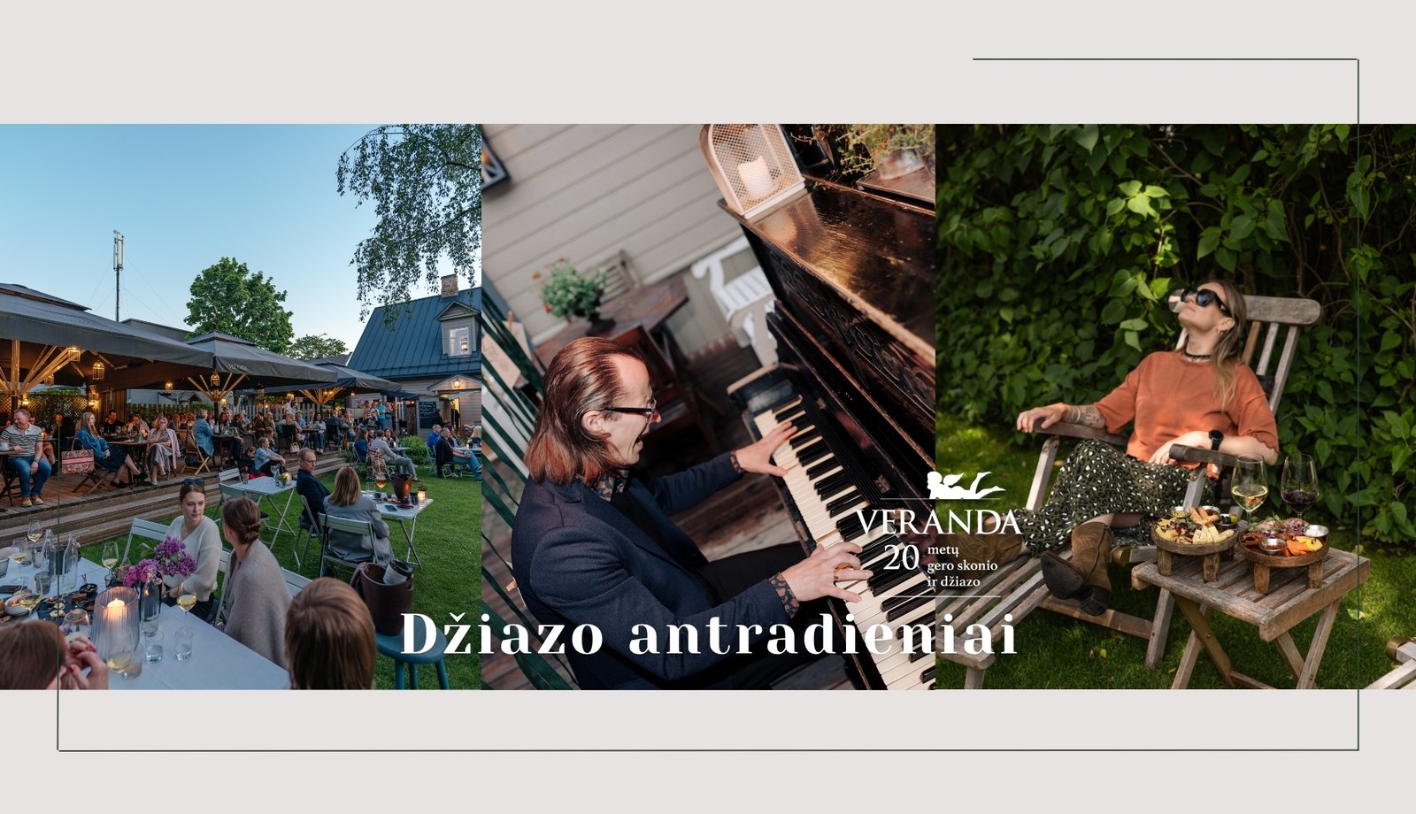 Vakarienė skambant džiazui • Po atviru dangumi • Piano Jazz